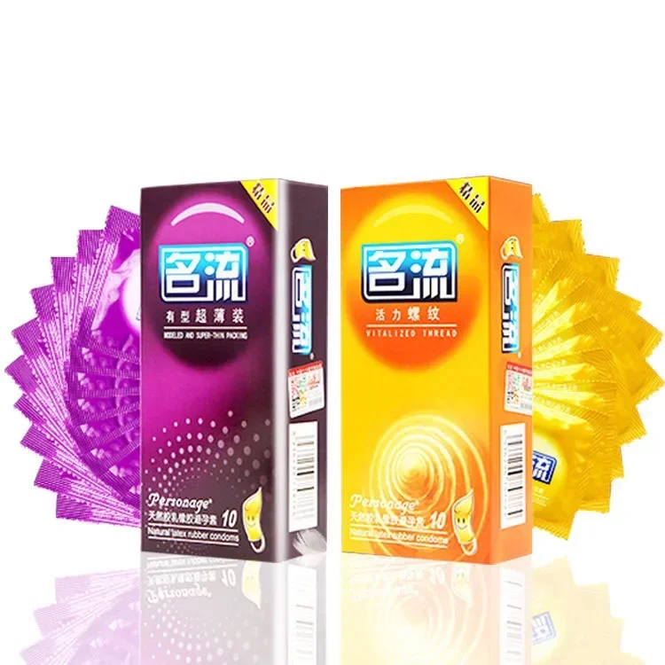 Lubricated Condoms 60PCS Ultra Thin Particle Spike Intimate Adult Sex Product Contraception For Men