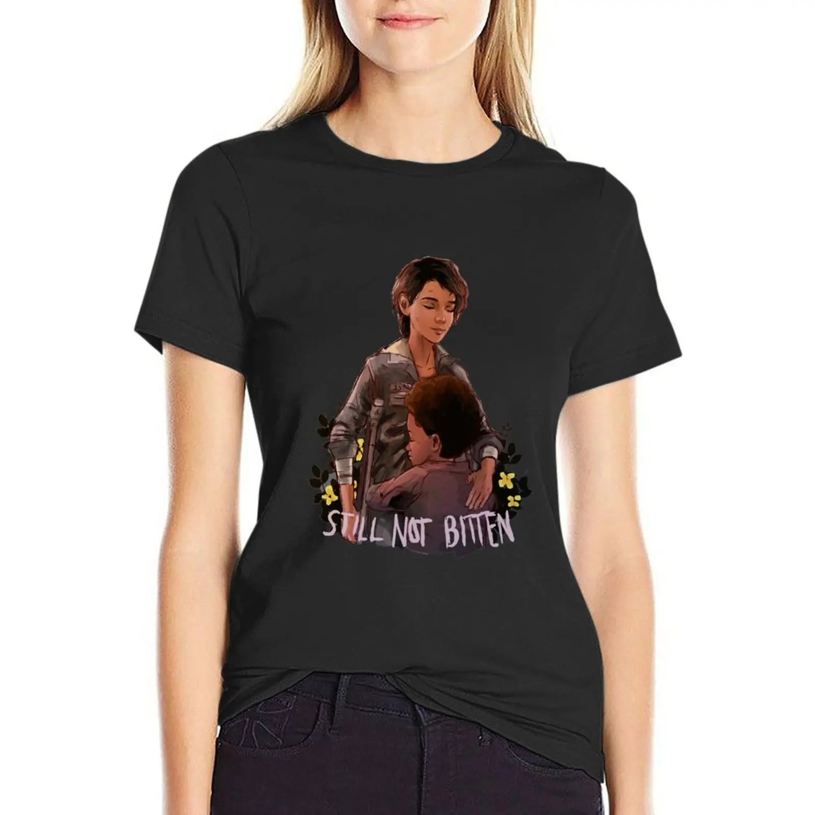 

Still not bitten T-shirt lady clothes tees black t shirts for Women