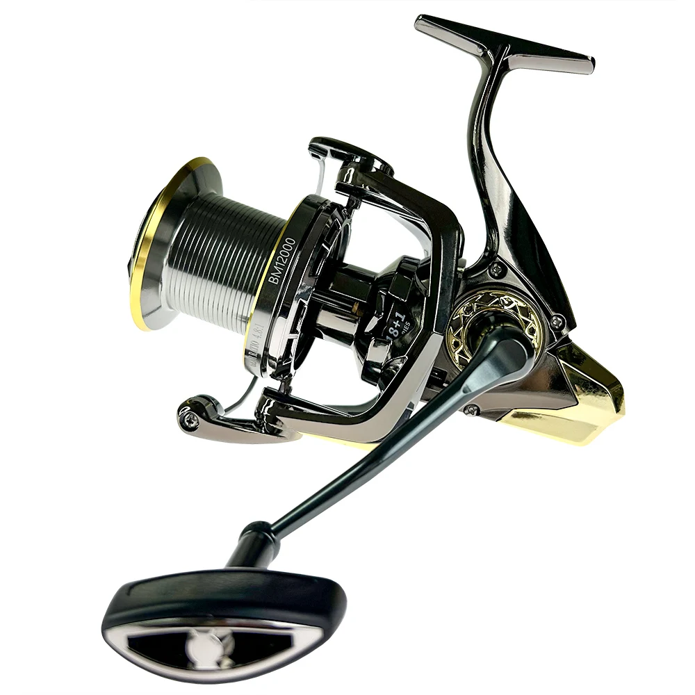 

PROXPE Spinning Fishing reel All Metal 12000 10000 9000 30KG Max Drag Long Shot Wheel 10+1BB 4.7:1 Gear Ratio Pesca