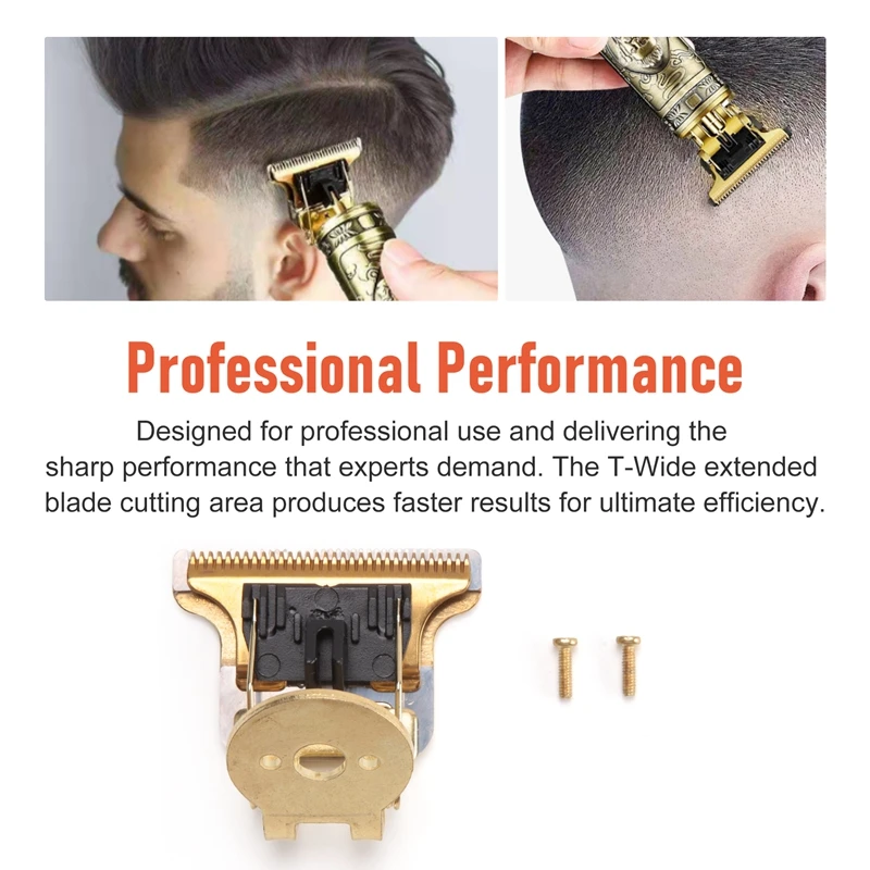 T-Shaped Hair Clipper Blade With Stand T9 Blade Trimmer Replacement Head Replacement Clipper Head 2