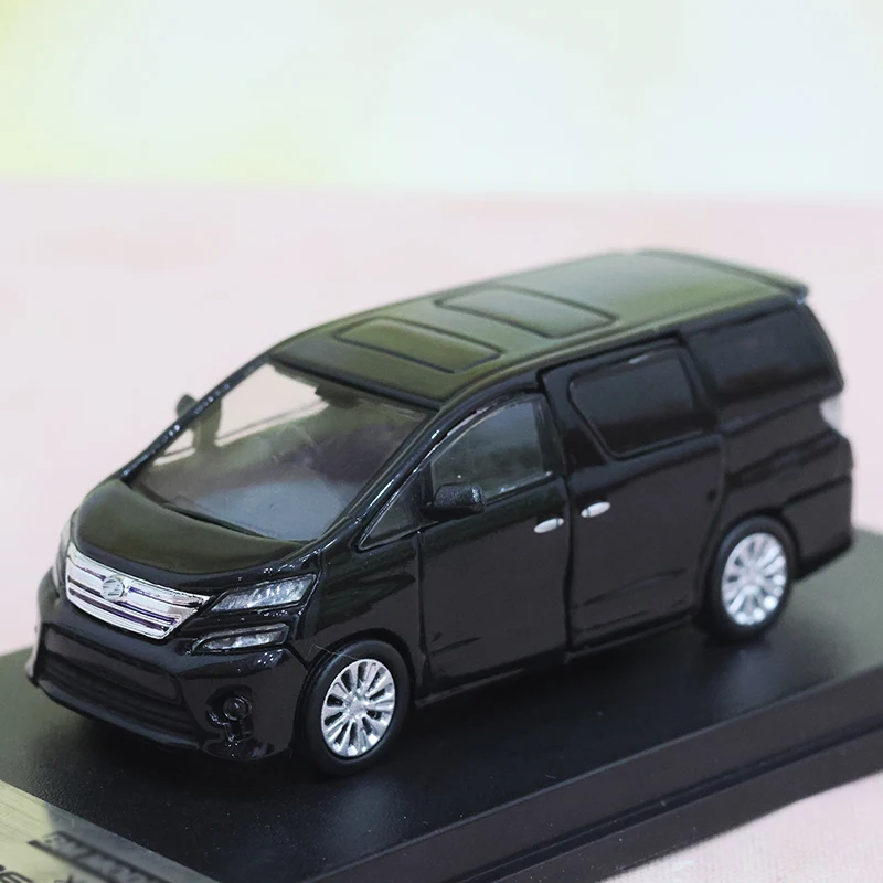 BM&peako 1:64 Vellfire Vellfire alloy open door car model