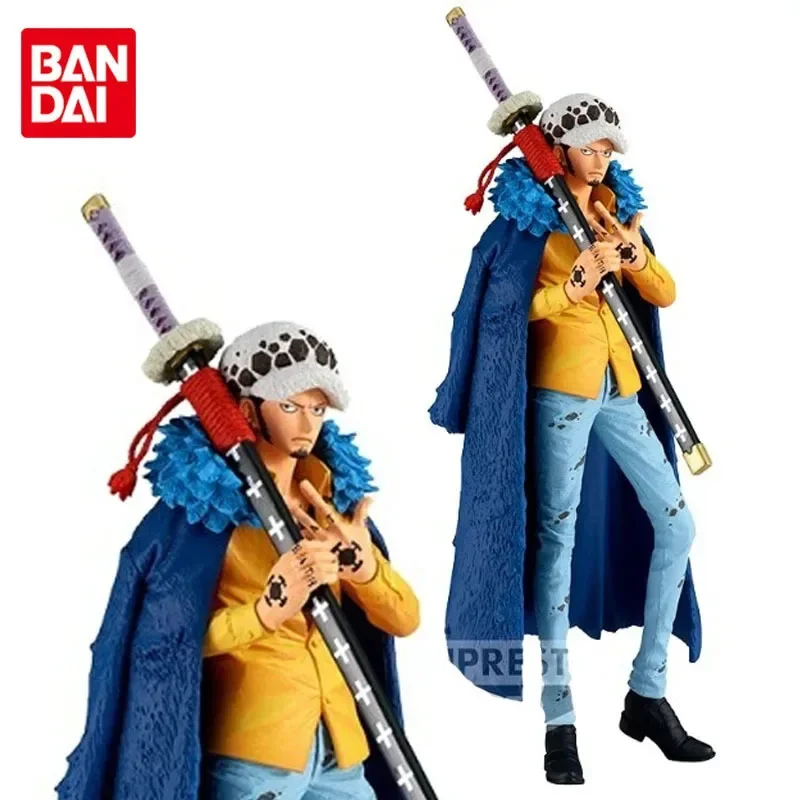 

Bandai Original ONE PIECE Anime Figure Trafalgar D. Water Law Action Figure Toys For Boys Girls Kids Children Birthday Gifts