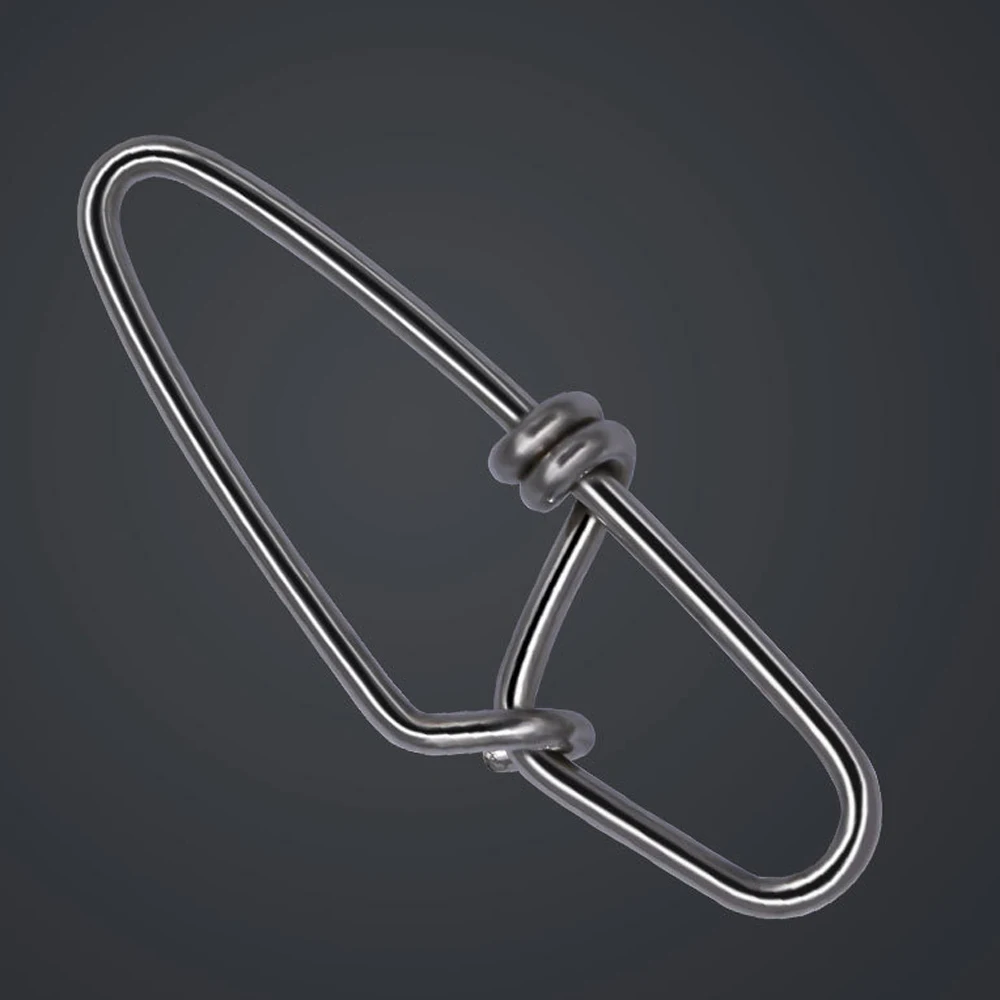 Fishing Snap 50pcs Fishing Clips Fast Crankbait Snaps Lures Connectors Saltwater Duo Lock Lure Stainless