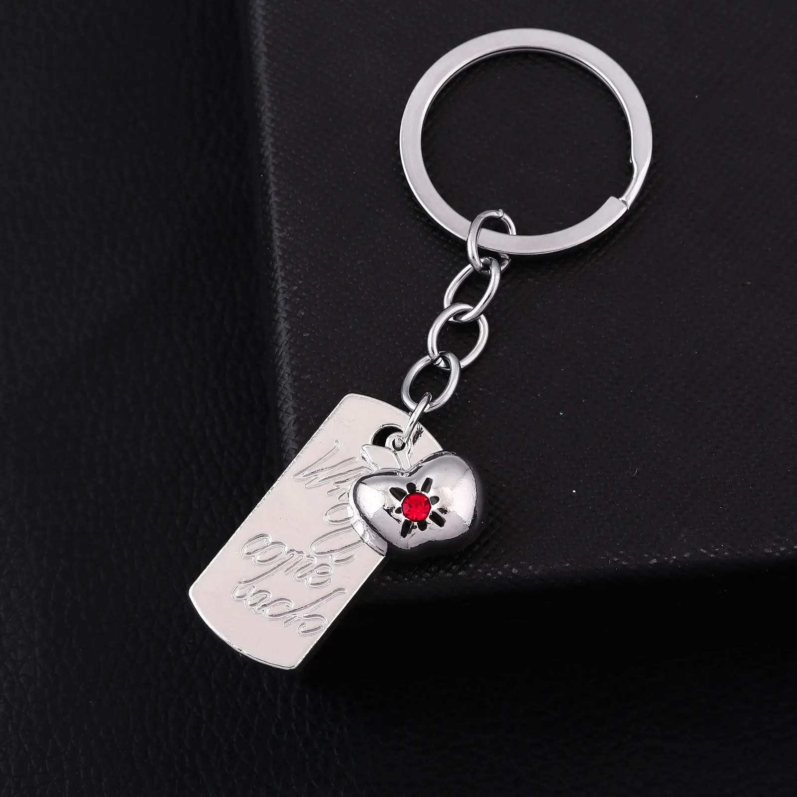 Game Love and Deepspace Caleb Necklace Keychain Summer Day Apple Clavicle Bag Pendant Women's Jewelry Accessories Gift 2Pcs/Set