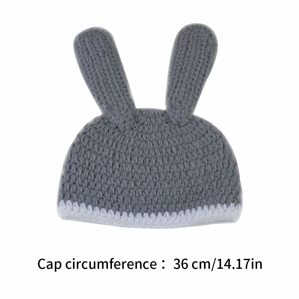

Newborn Cartoon Animal Photo Costume Infant Boy Girl Photography Props Crochet Knit Hat Outfits