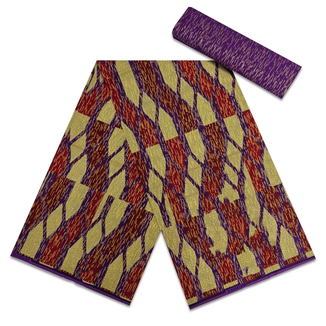 Ankara African Fabric golden Wax Fabric Nigeria Ghana Style Tissu Sewing Dress Craft DIY 100% Cotton 4+2yards African Wax Fabric