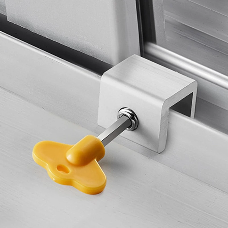 Description Picture 4 of item4Pcs Window Security Lock Window Limiters Child Safety Sliding Window Restrictor