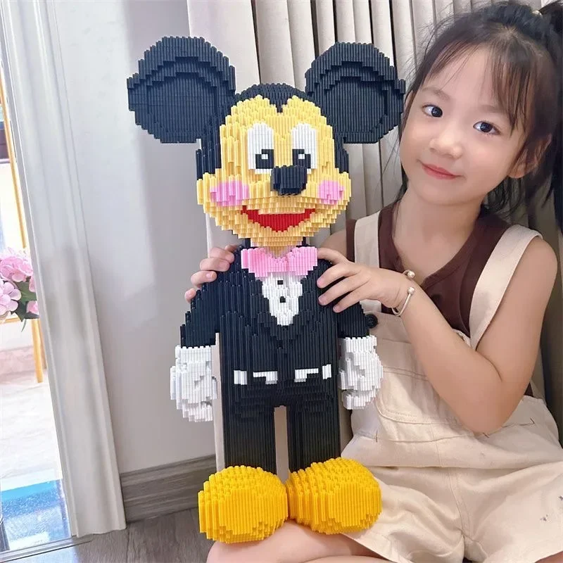Giant Mickey Mouse Minnie Mouse Building Blocks, Wedding Model, High Difficulty Assembly, Adult Building Blocks, Birthday Gift 3