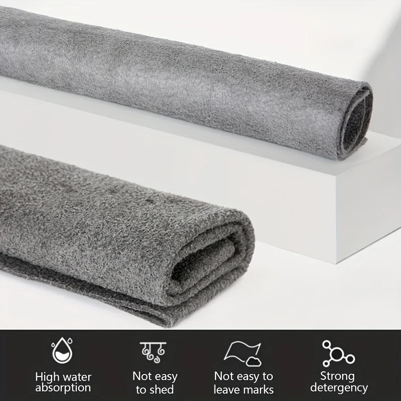 Description Picture 4 of item6pcs Magic Glass Cleaning Cloths,polyester Fiber Window Mirror Cleaning Rags for Home Car Restaurant Kitchen Bathroom