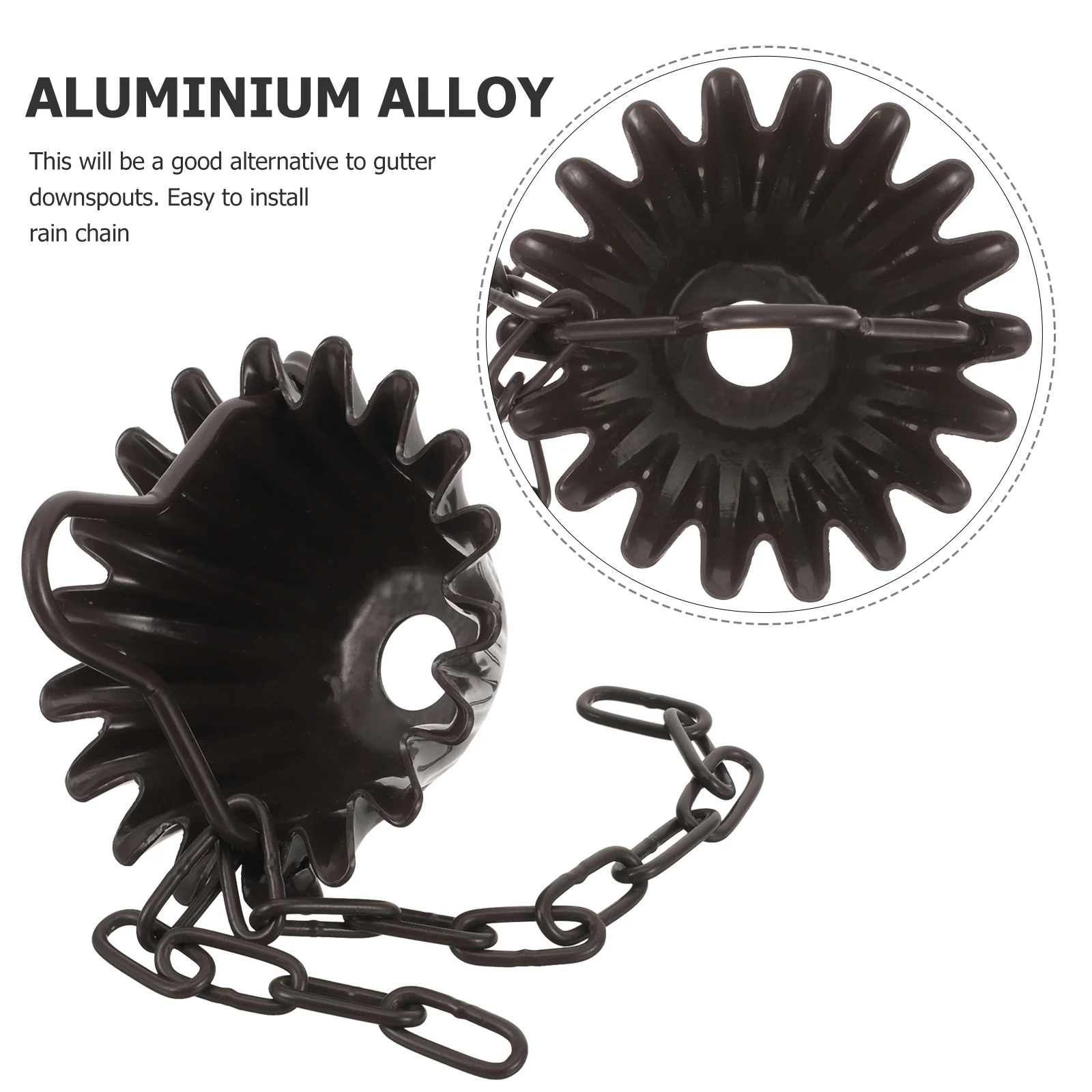Rain Chain Basin Metal Pendant Chains Downspouts Catchers Novelty Garden Gutters Home Decor