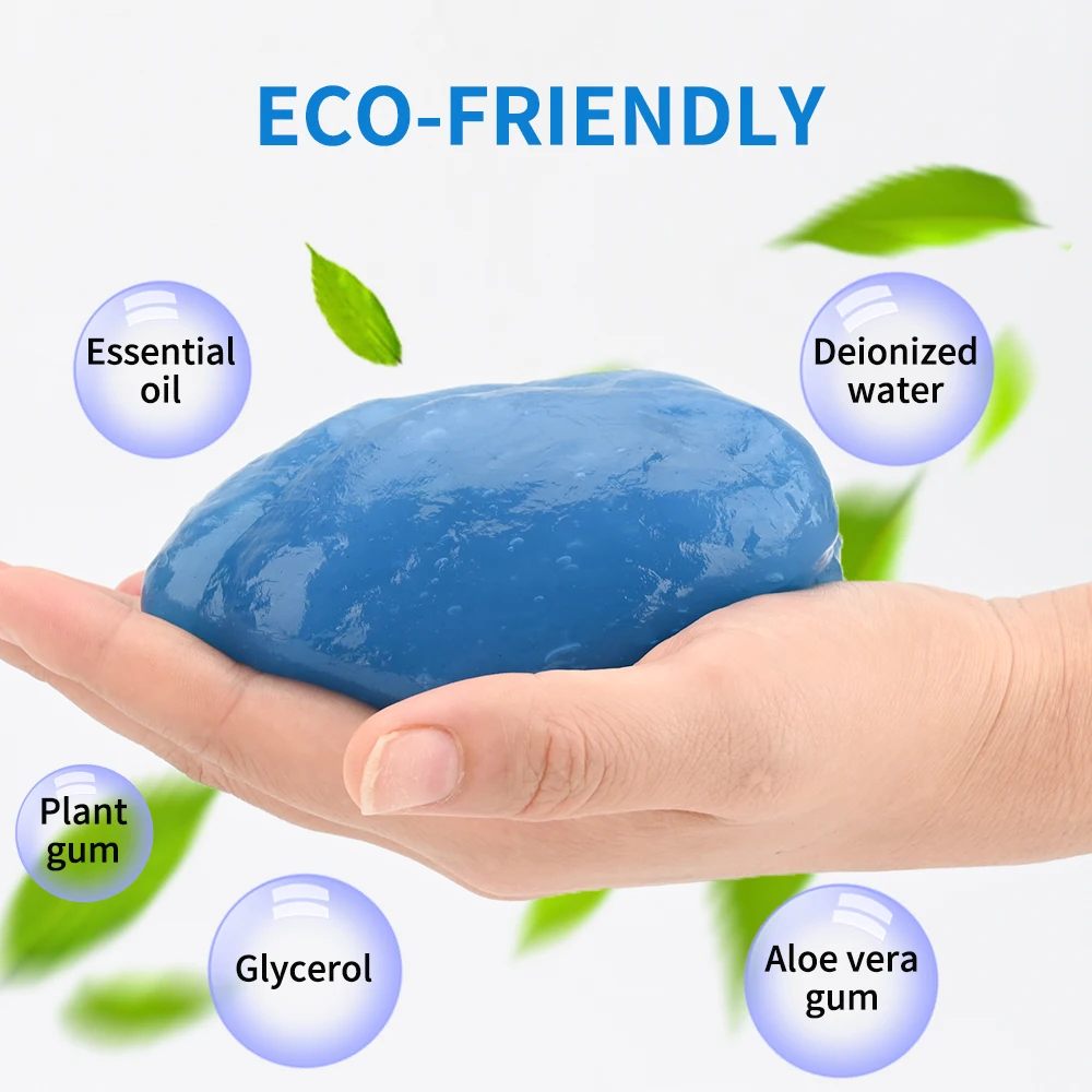 Car Cleaning Gel Car Cleaning Tool Cleaning Gel Car Wash Interior Cleaning Gel Slime Machine Auto Vent Magic Dust Remover Glue Computer Keyboard Dirt Cleaner Supplies