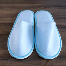 

1 Pair Winter Warm Simple Slippers Men Women Hotel Travel Spa Portable House Disposable Home Guest Indoor Slippers Big Size