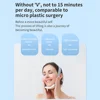 Ems Pulse Face Slimming Device, Double Chin Remover, Facial V Shape Slimming,lifting Vibration Hot Compress Facial Care Massager 4