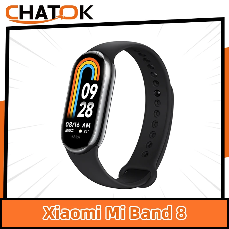  Xiaomi Mi Band 8 Smart Bracelet 7 Color AMOLED Screen Miband 8 Blood Oxygen Fitness Traker Bluetooth Waterproof Smart Band 8 