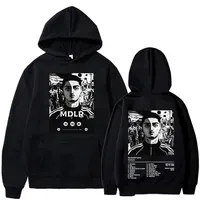 Rapper Morad M.D.L.R Album Hoodies Men's Women Clothing Fashion Hip Hop Oversized Sweatshirts Vintage Loose Pullovers Streetwear 1