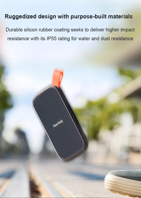 SanDisk E30 Portable External SSD 480GB 1TB 2TB USB 3.1 Type