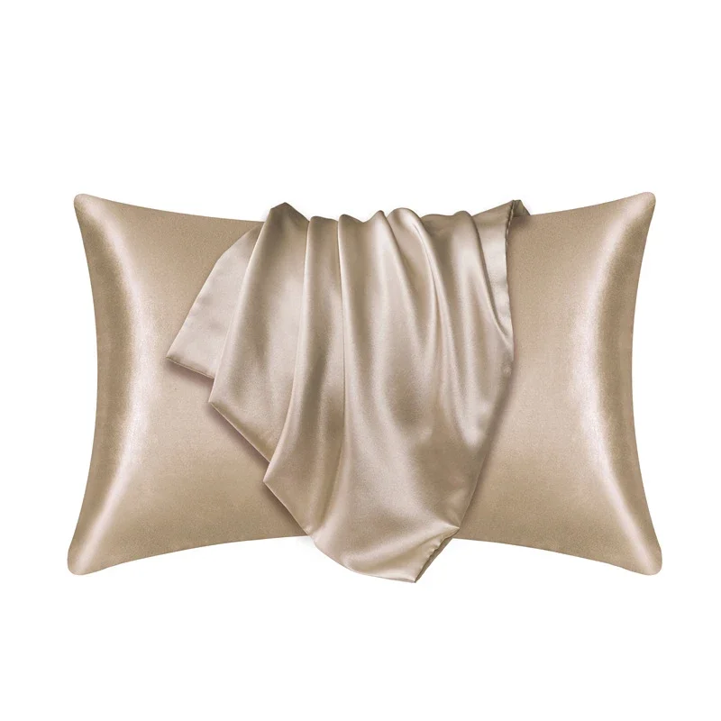 Luxurious Silky Satin Pillowcase for Hair and Beauty - Comfortable Home Decor Pillow Cover Wholesale