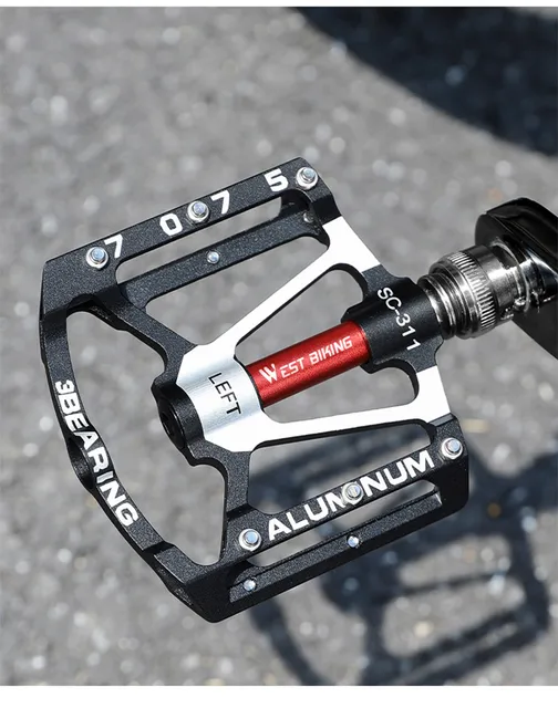 Pedaleador Electrico Pedales Plegables Para Bici Aleación De