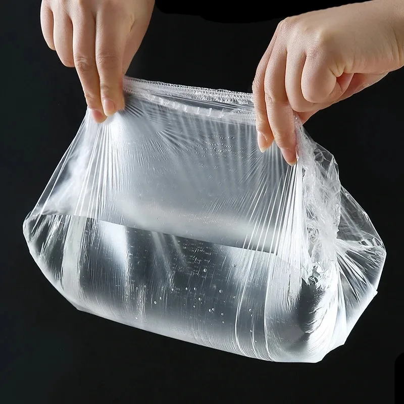 Food Cover Transparent Disposable Plastic Fresh-keeping Saran Warp Elastic Shoe Cover Shower Headgear Bags
