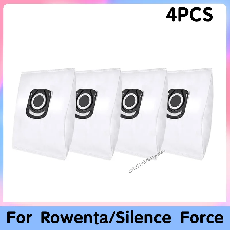 Sacchetti Rowenta Hygiene 200520 Ricambi RO64xx RO63xx Sacchetti Per Aspirapolvere Rowenta - 15 Pezzi Da 4.1 L Per Compact Power E Silence Force Borse Rowenta Compact Power Sacchi Aspirapolvere