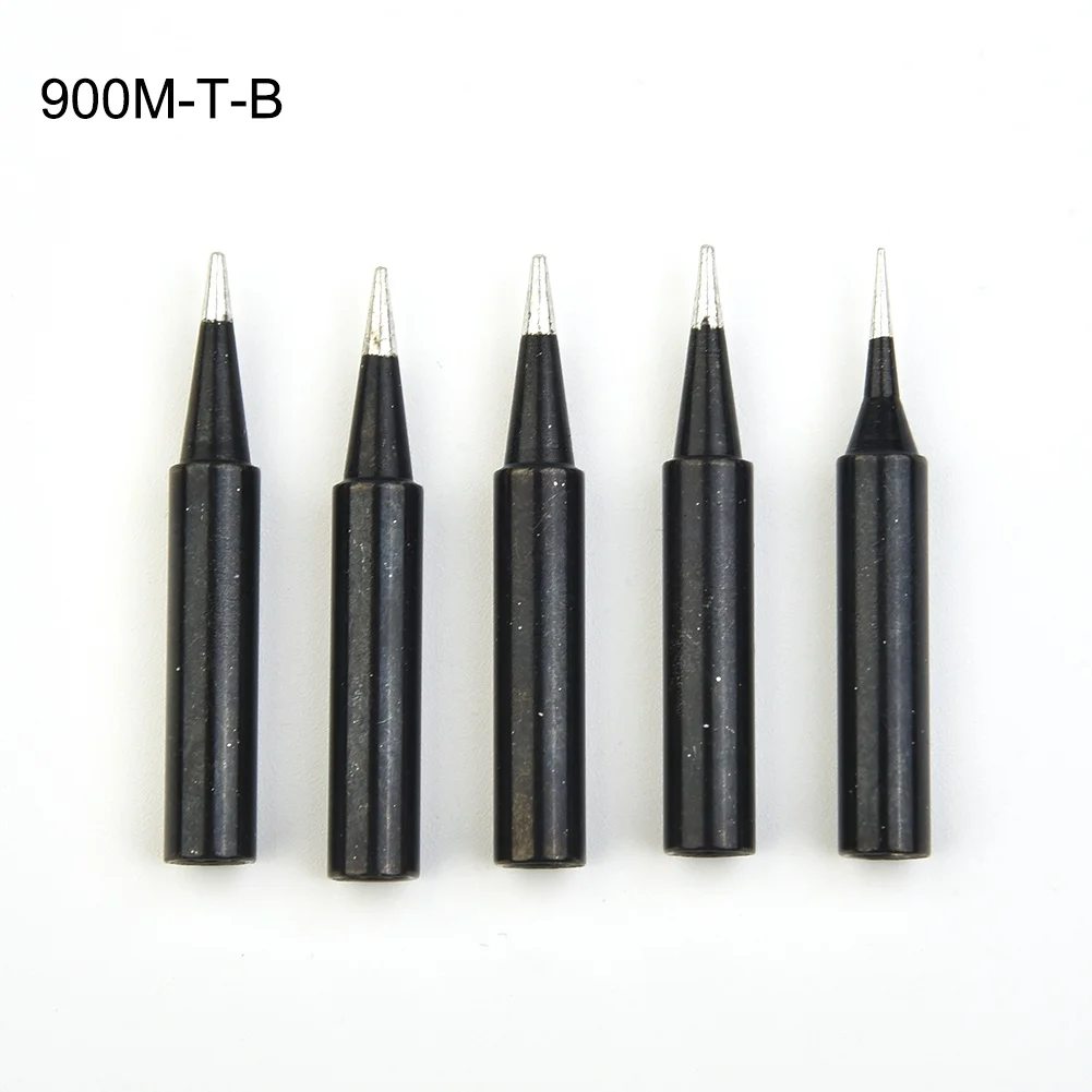 

5PCS/set Solder Soldering Iron Tip 900M-T Lead Free For Hakko Saike 936 852d 909D Soldering Guns Power Tools Accessories