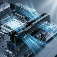 TISHRIC DDR5 DDR4 DDR3 DDR2 DDR1 Desktop Memory Radiator RAM Heatsink Aluminum Alloy Computer Memory Cooler With Thermal Pad - Image 6