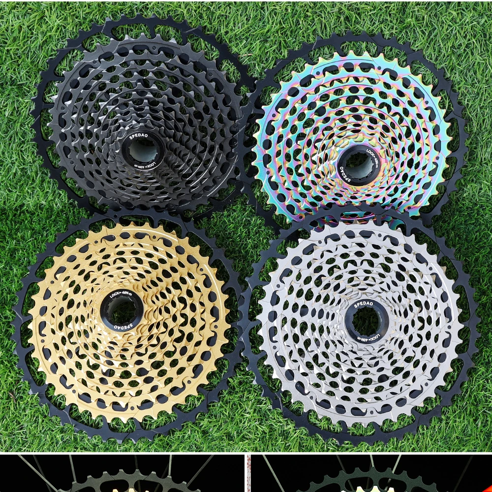 ULT PRO 12S MTB Kassette 10-52T 376g 10-50T 410g 425g 11-50T 380g 395g XD HG Stahllegierung Regenbogen CNC Leichtgewicht – Detail 18