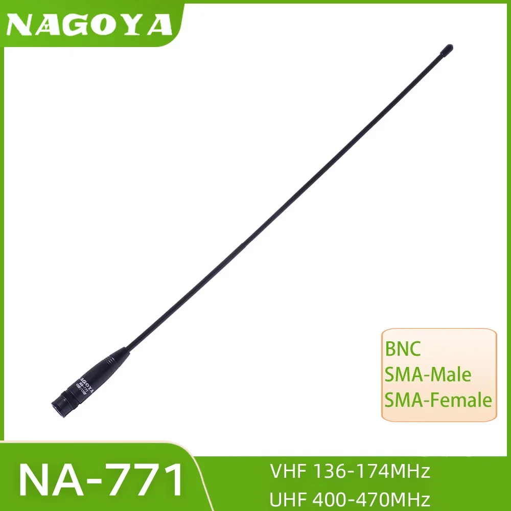 NAGOYA NA-771 SMA Female Male BNC Two Way Raido Walkie Talkie Antenna For Kenwood TK-250 TK-255 Woxun KG-669 Quansheng Wouxun