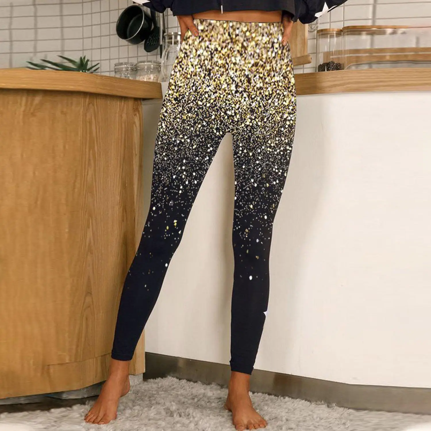 

Women'S Yoga Pants Hip Lift Elastic High Waist Seamless Leggings Gym Fitness Running Workout Sports Casual Sportswear S-3XL