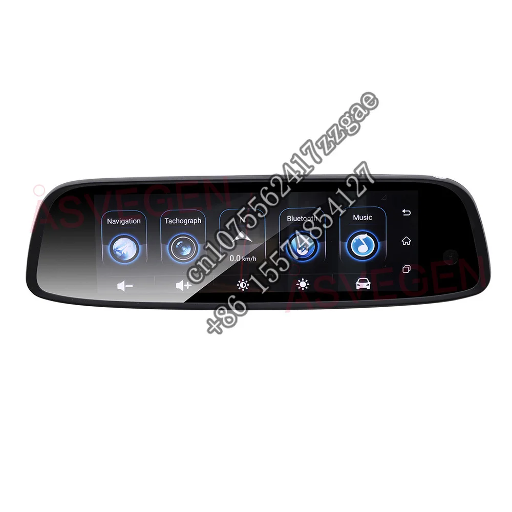 

8 Inch 4G Car DVR Mirror Video Recorder 1080P Touch Screen Dash Cam For Car Dual Lens Streaming Driving Recorder Dash