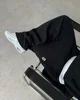 Y2k Retro Loose Straight Pants Men Tracksuit Pants Personalized Pant Leg Zipper Embroidery Design Hip Hop Harajuku Casual Pants 4