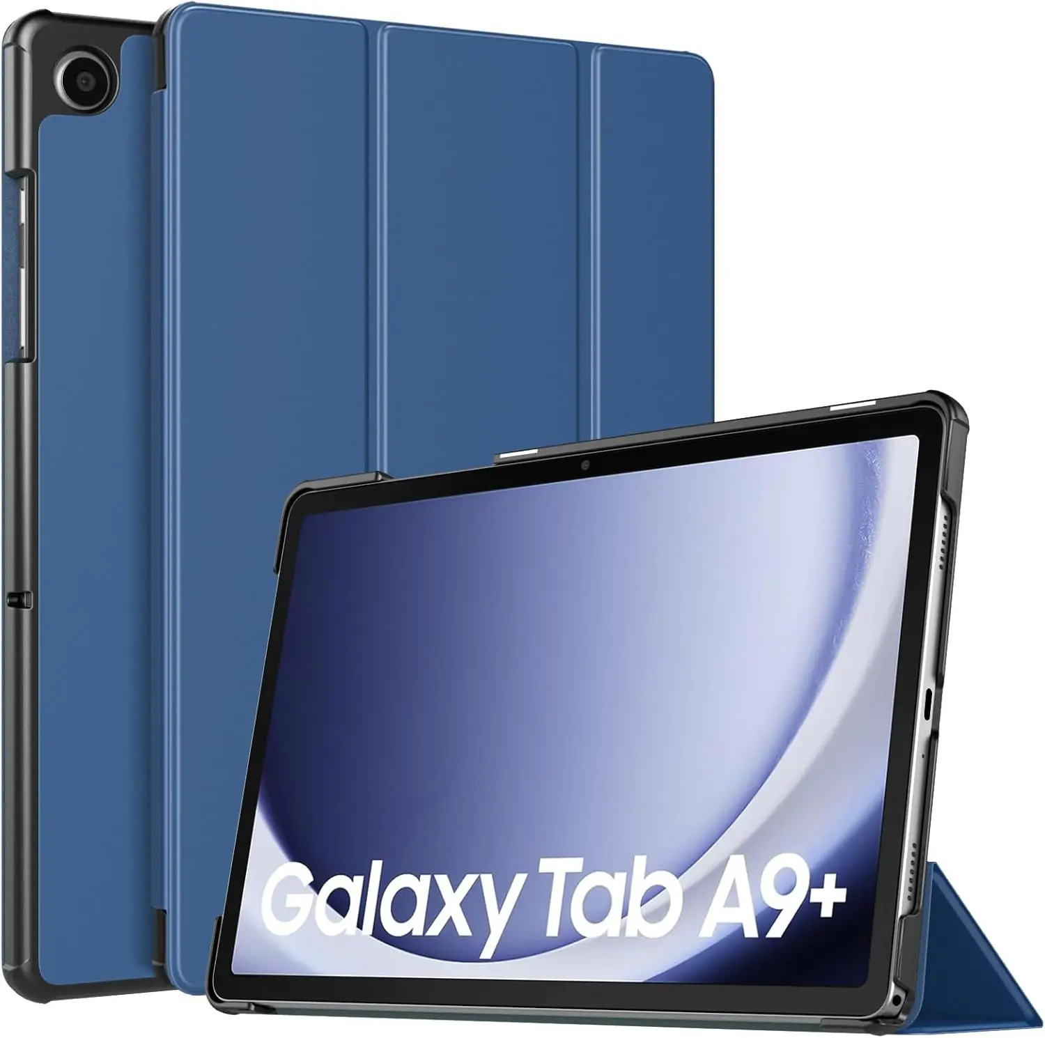 Premium Smart Tablet Case - PU Leather Stand, Shockproof Protective Cover, Hard Back Design, 11 & 8.7