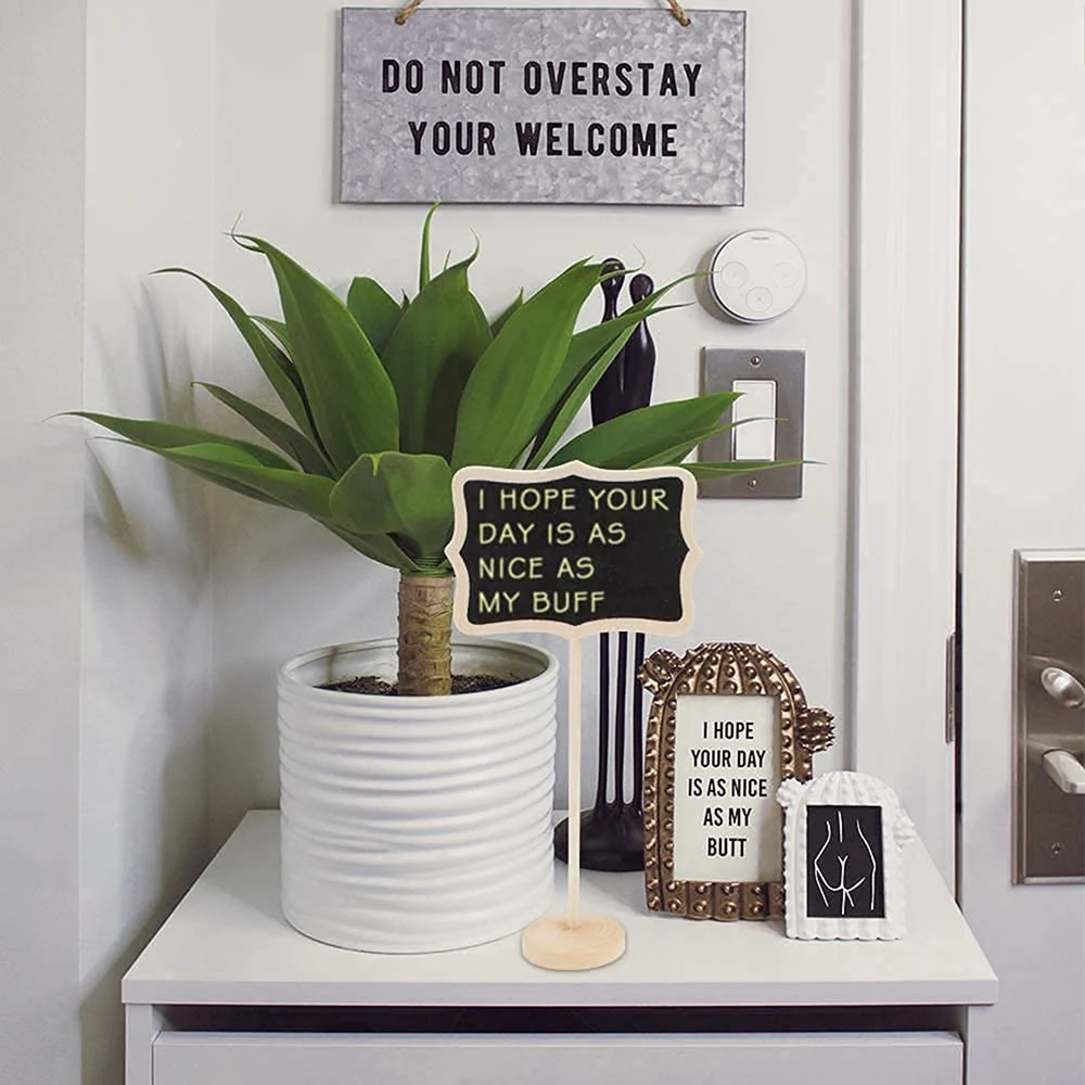 20PCS Mini Chalkboard Sign with Easel Stand ,Food Labels for Party et ,Blackboard for Message Board Signs,Weddings