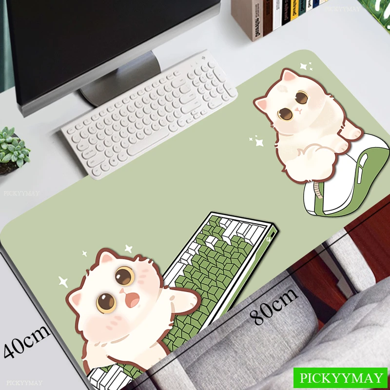 Large Computer Mouse Pad Cat Gaming Mouse Pad Xxl Cute Gamer