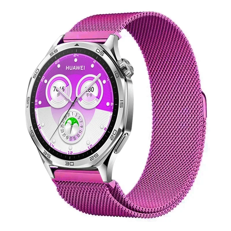 Sleek Milanese Magnetic Watch Band, 20mm/22mm, Stainless Steel Mesh Strap