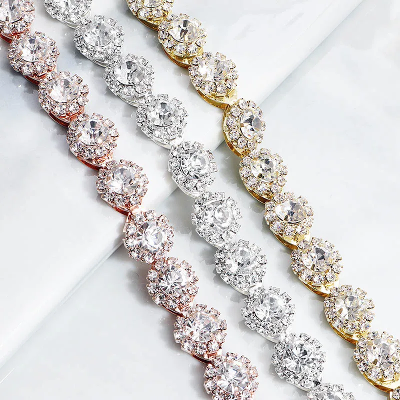 

Fashion Full Rhinestone Headband European Style Bride Hair Accessories For Party Women Rhinestone Hairbands Tiara