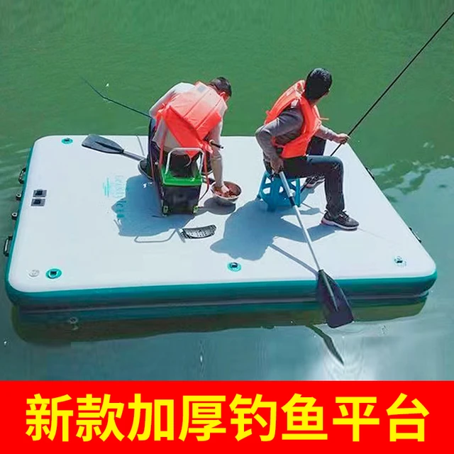 Inflatable Floating Platform Magic Carpet Fishing Yacht Floating Floating Fishing  Platform Lure Boat Electric Hair Cutter Motor - AliExpress