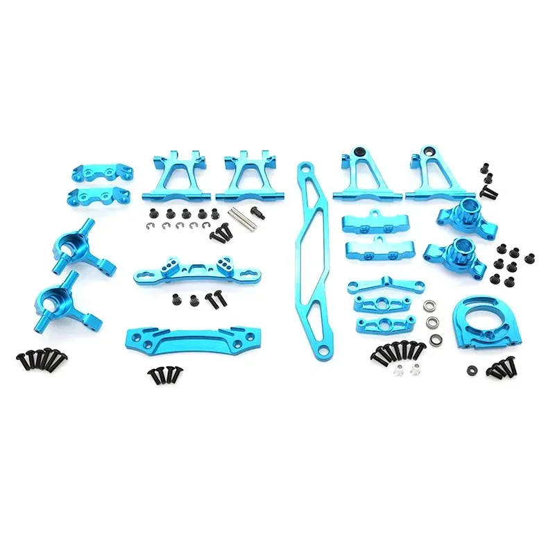 

Metal Modification Accessory Kit Suspension Arms Steering Knuckle for Tamiya TT02 TT-02 1/10 RC Car Upgrade Parts