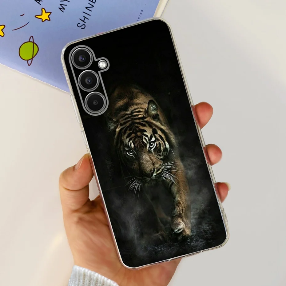 Cute Cat Flower Print Soft Silicone TPU Phone Case - Enhanced Design