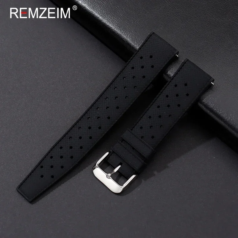 Tropical Quick Release Silicone Watch Strap - Vibrant and Versatile Design