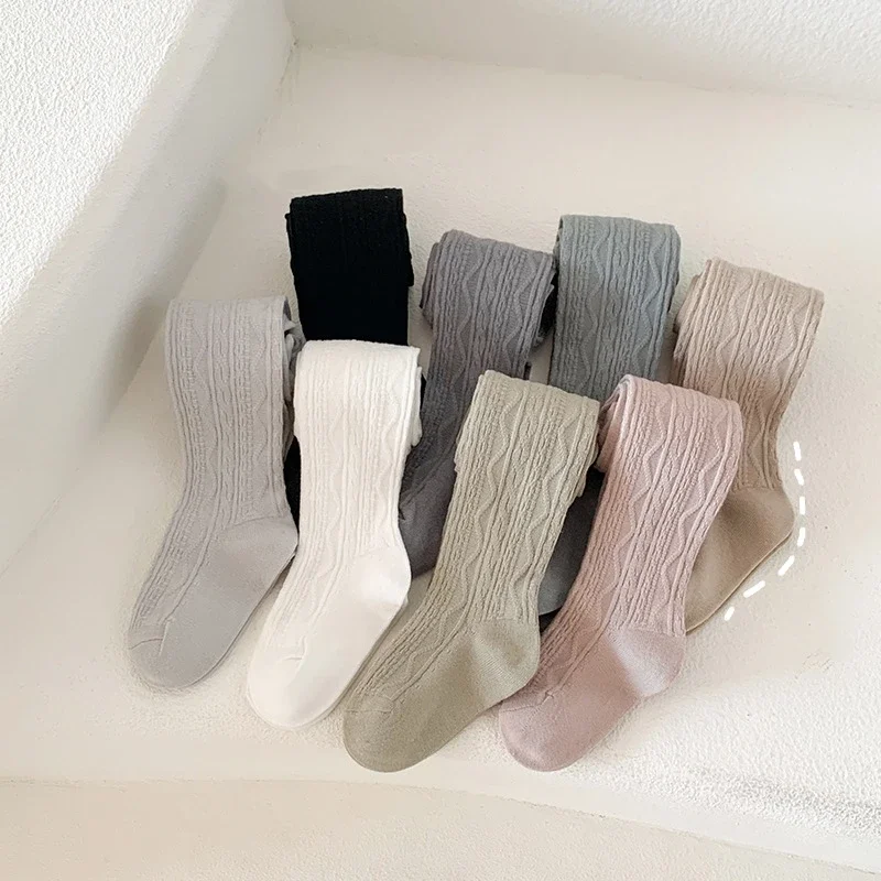 Baby Girls School Pantyhose Pants Leggings Tights Knitting Trousers kids pantyhose ballet tights toddler tights kids leggings