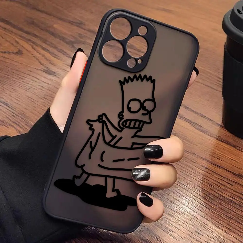 thumbnail image 1 of Case for iPhone Apple 14 13 11 12 MINI Pro XS Max XR X 7 8 SE 2022 2020 6 6S Plus Case Funda Capa Shell Movie The S-Simpsons-S, 1 of 5