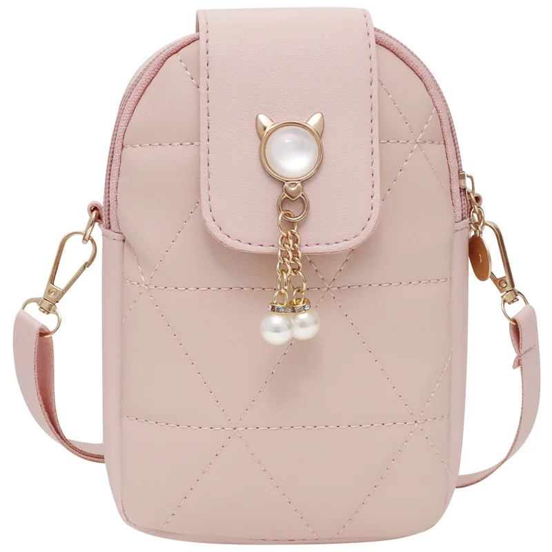 Ladies Bag Embroidered Mobile Phone Casual Lipstick Niche Women's Fashion Versatile Shoulder Bags