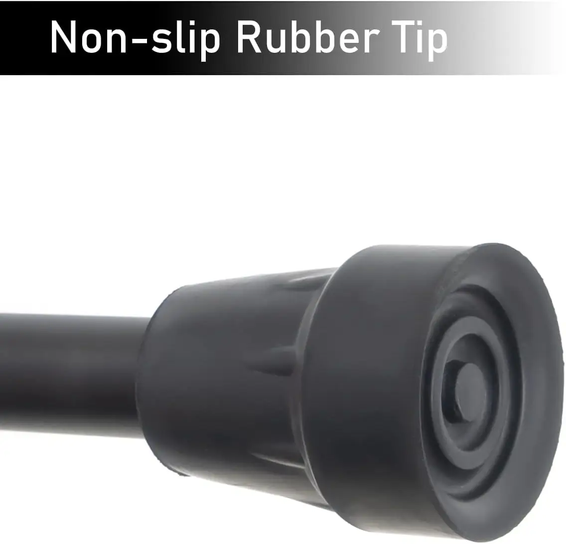 Forearm Canes Lightweight Arm Crutch Adjustable Ergonomic Comfortable on Wrist Non Skid Rubber Tips 3