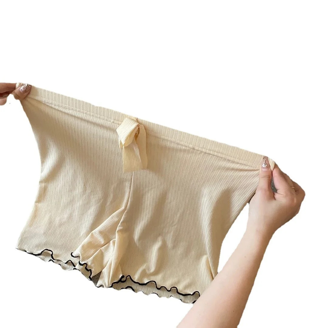 Summer new sweet 2021 lace short sleeve two piece housewear pajamas