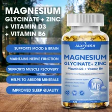 120 PCS Magnesium & Zinc Capsules