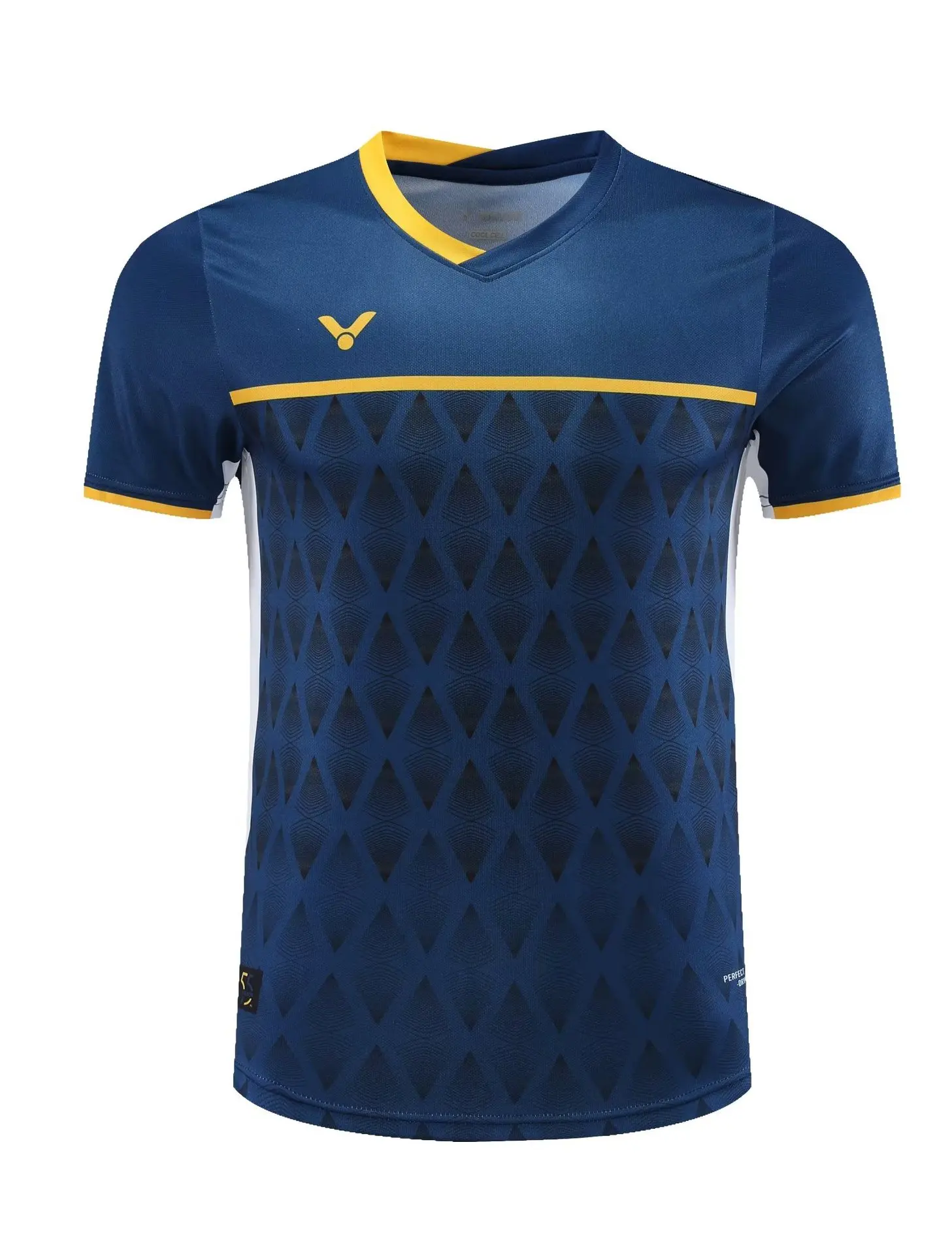 The new victory badminton jersey men's and women's competition jerseys are short-sleeved and quick-drying and breathable
