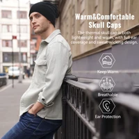 Solid Color Unisex Slouchy Beanie - Soft Lightweight Winter Warm Cap for Men Women Hip-Hop Running Daily Wear 3