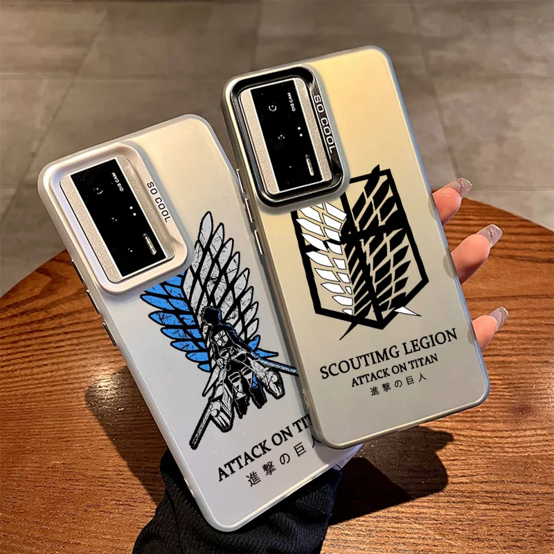 Attack On Titan Logo Per Xiaomi Redmi A1 2 8 9 10 12 K60 A C T X Plus Ultra Note 7 8 9 Pro Custodia Colorata Per Telefono Shell Soft Cover
