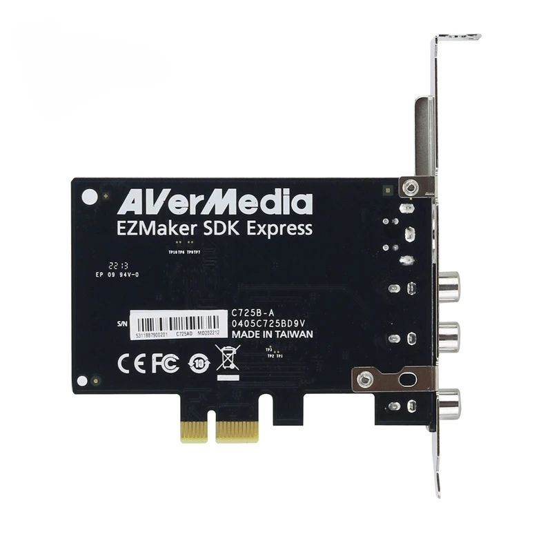 Scheda di acquisizione video PCIe C725B con risoluzione 720x576 e ingresso AV/S-Video professionale per dispositivi di imaging medicale - immagine 3